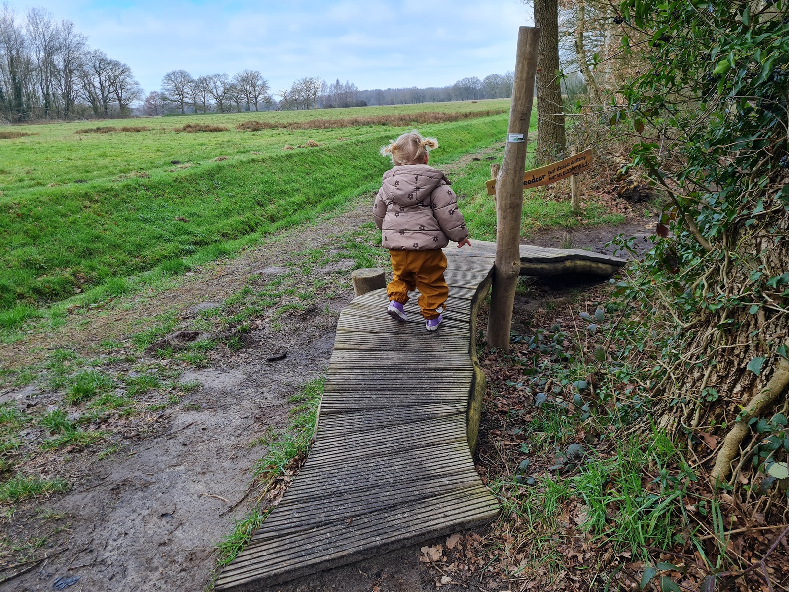 Het houten pad van Theodoor is een leuk en avontuurlijk pad voor kinderen.